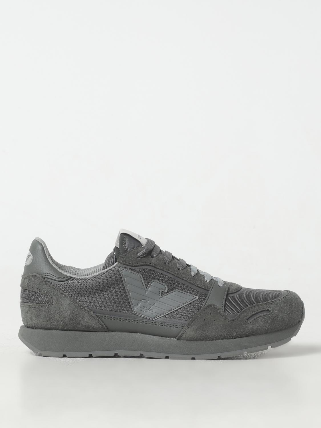 Giglio Sneakers Emporio Armani in camoscio e mesh