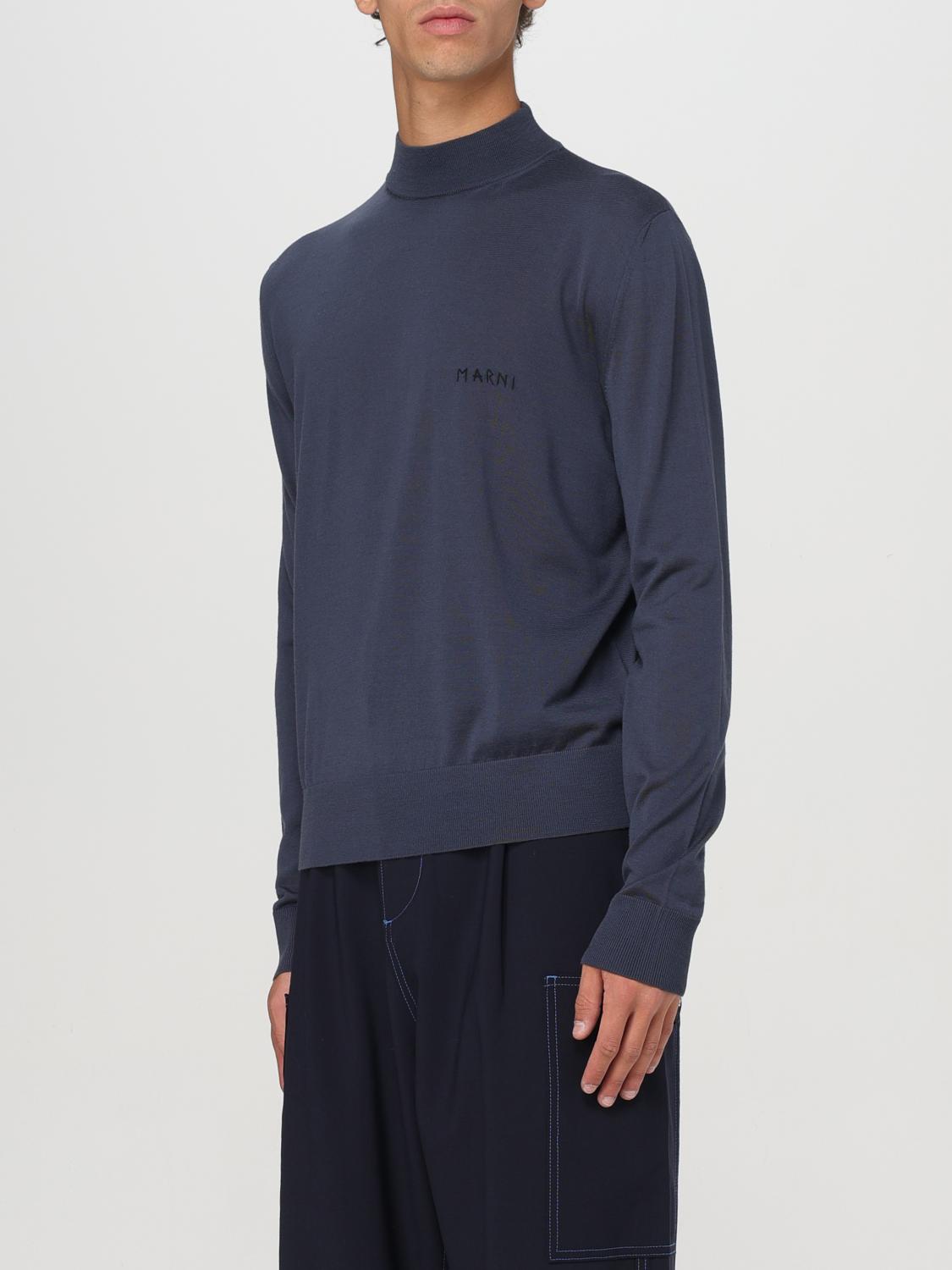 MARNI PULLOVER: Pullover herren Marni, Blau - Img 4