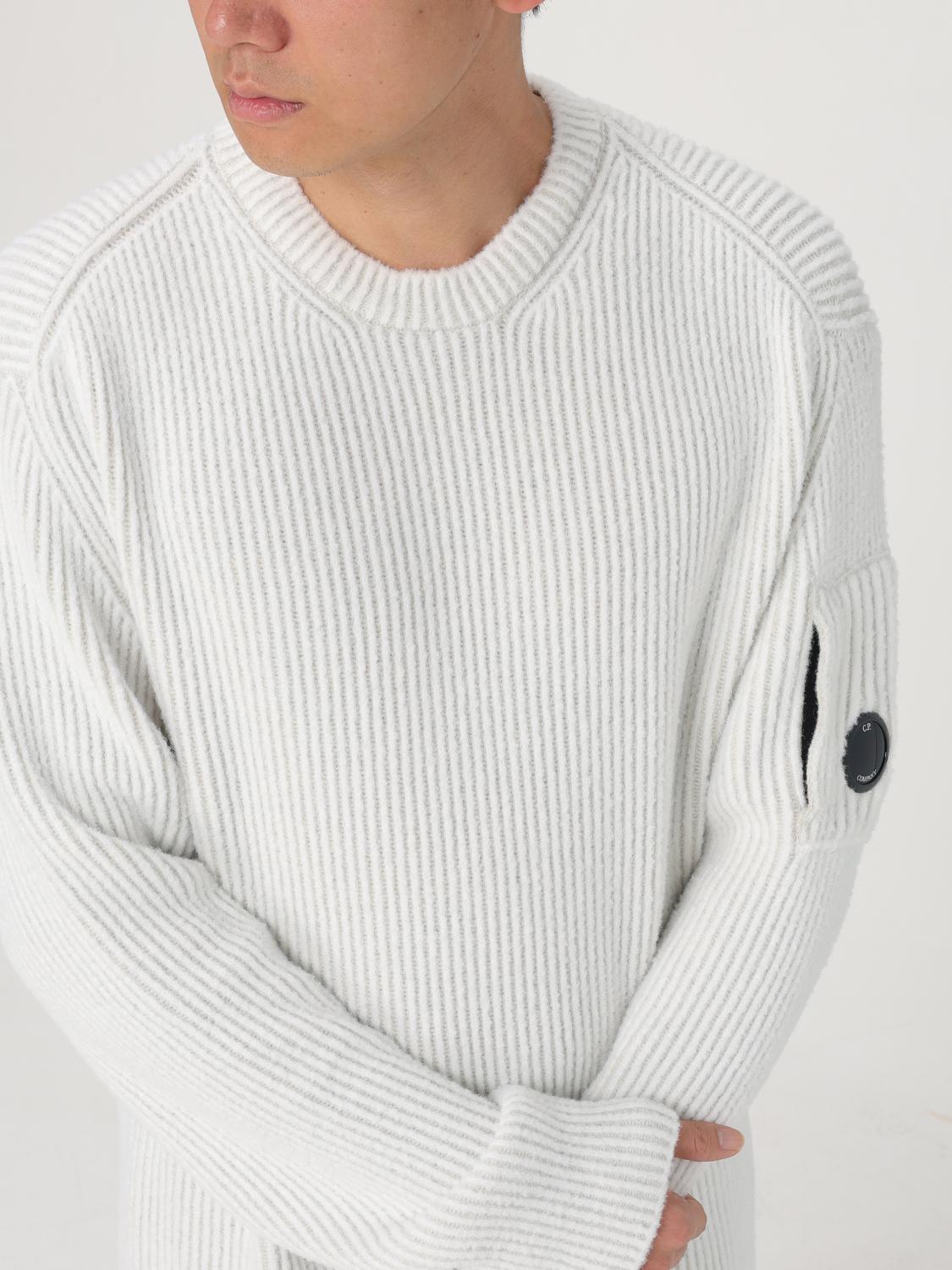 C.P. COMPANY SWEATER: Sweater men C.P. Company, White - Img 3