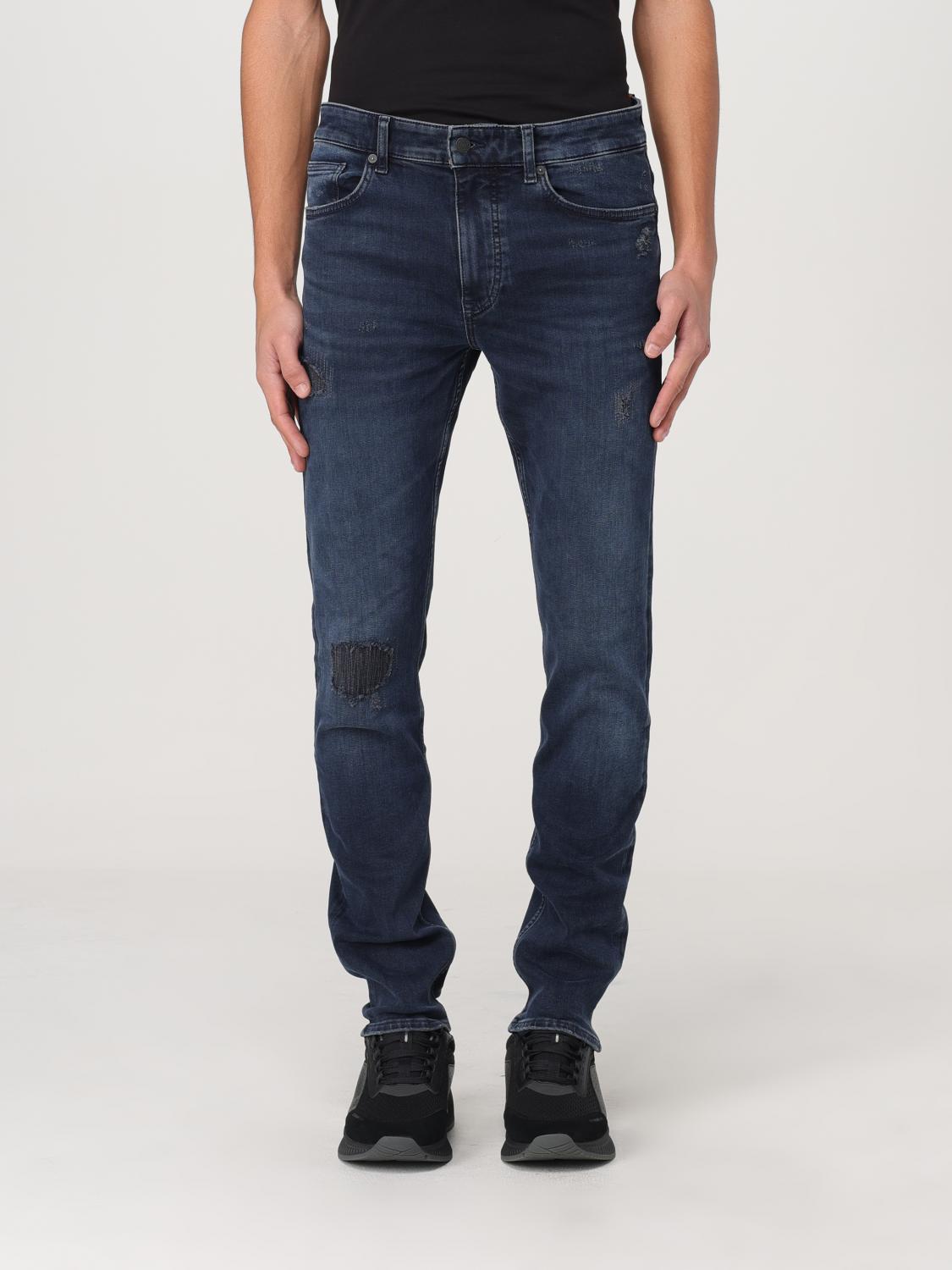 HUGO JEANS: Jeans men Hugo, Navy - Img 1