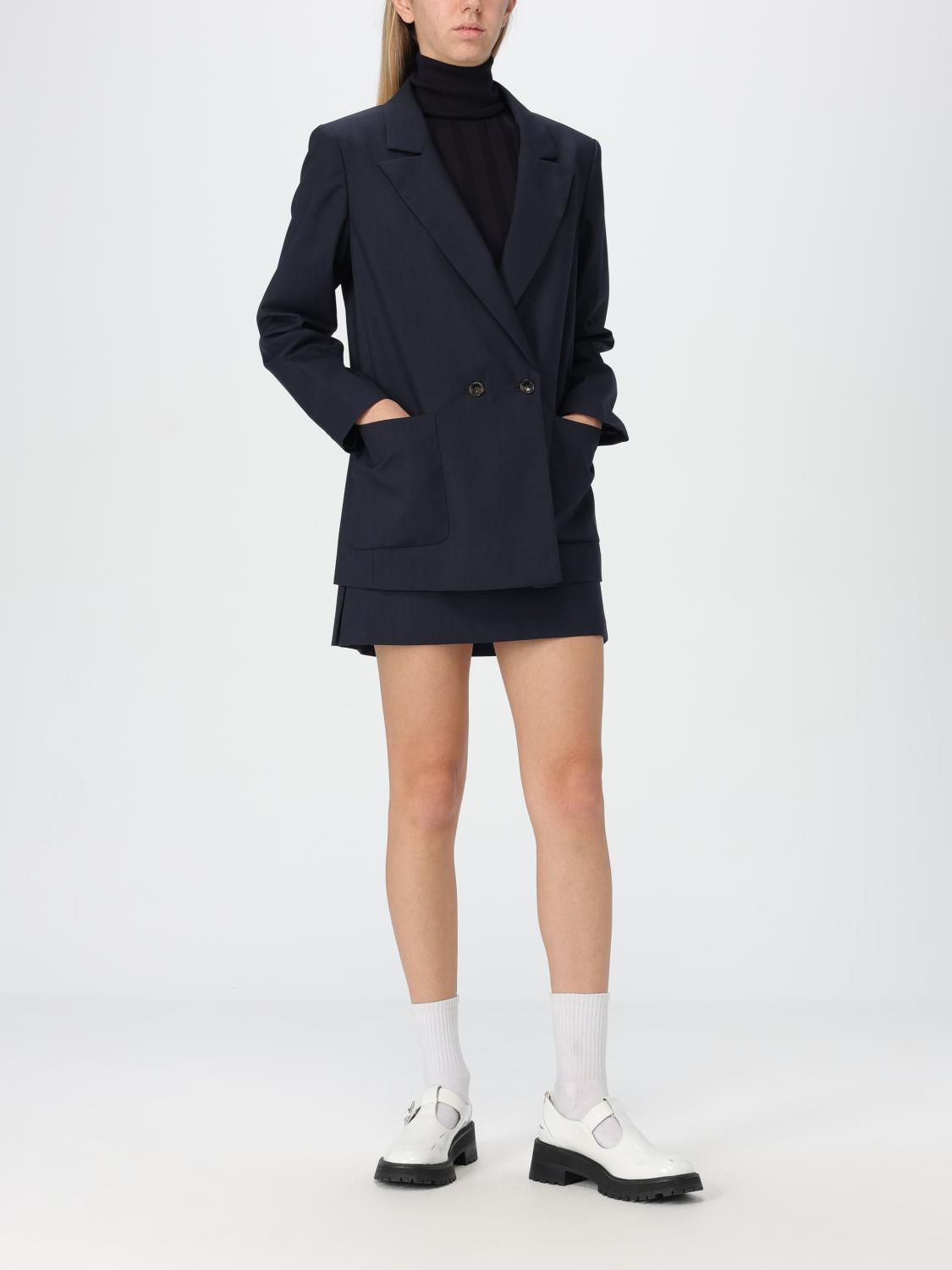 A.P.C. AMERICANA: Chaqueta mujer A.P.C., Azul Oscuro - Img 2