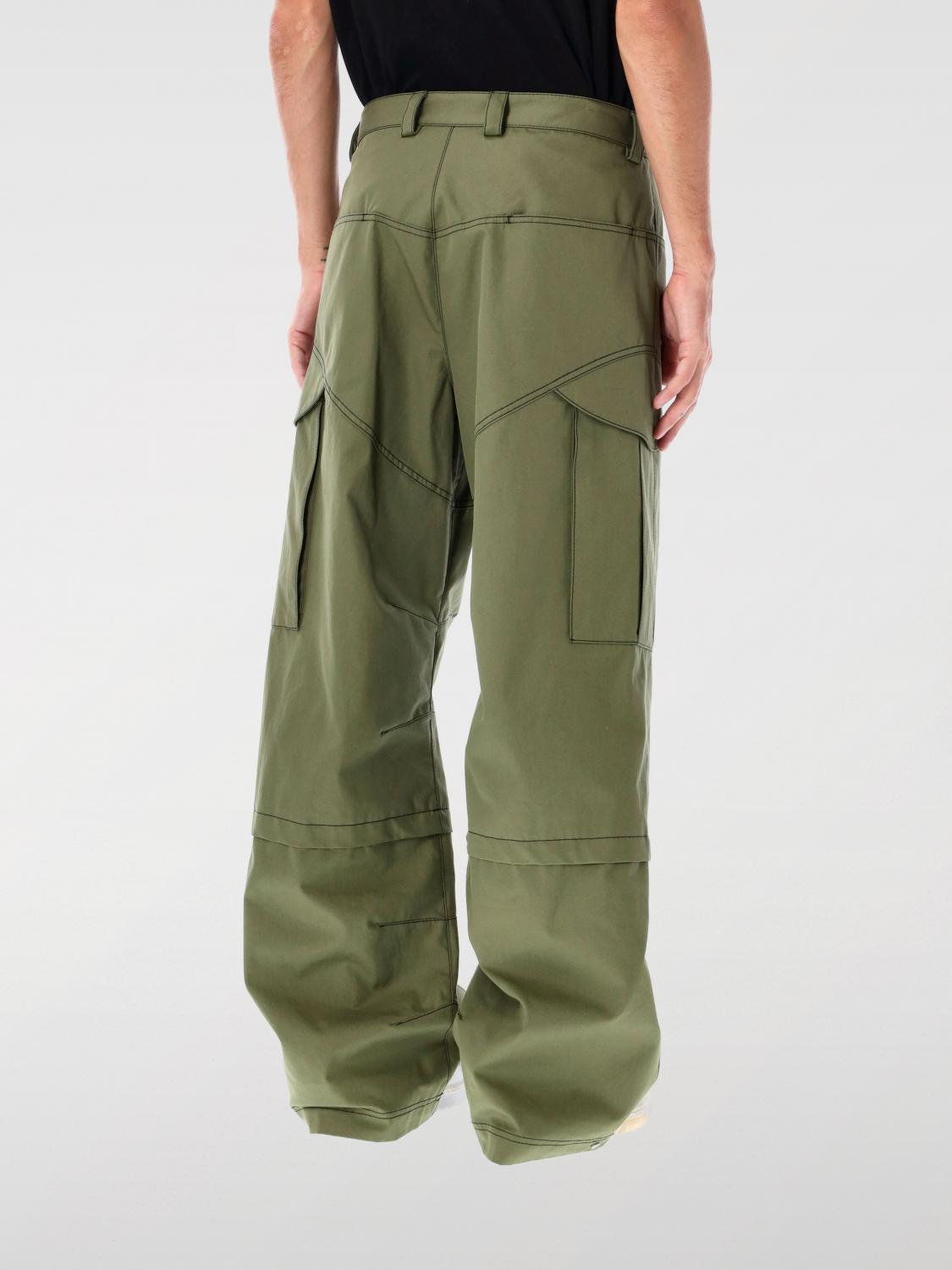 OFF-WHITE PANTS: Pants men Off-white, Military - Img 2