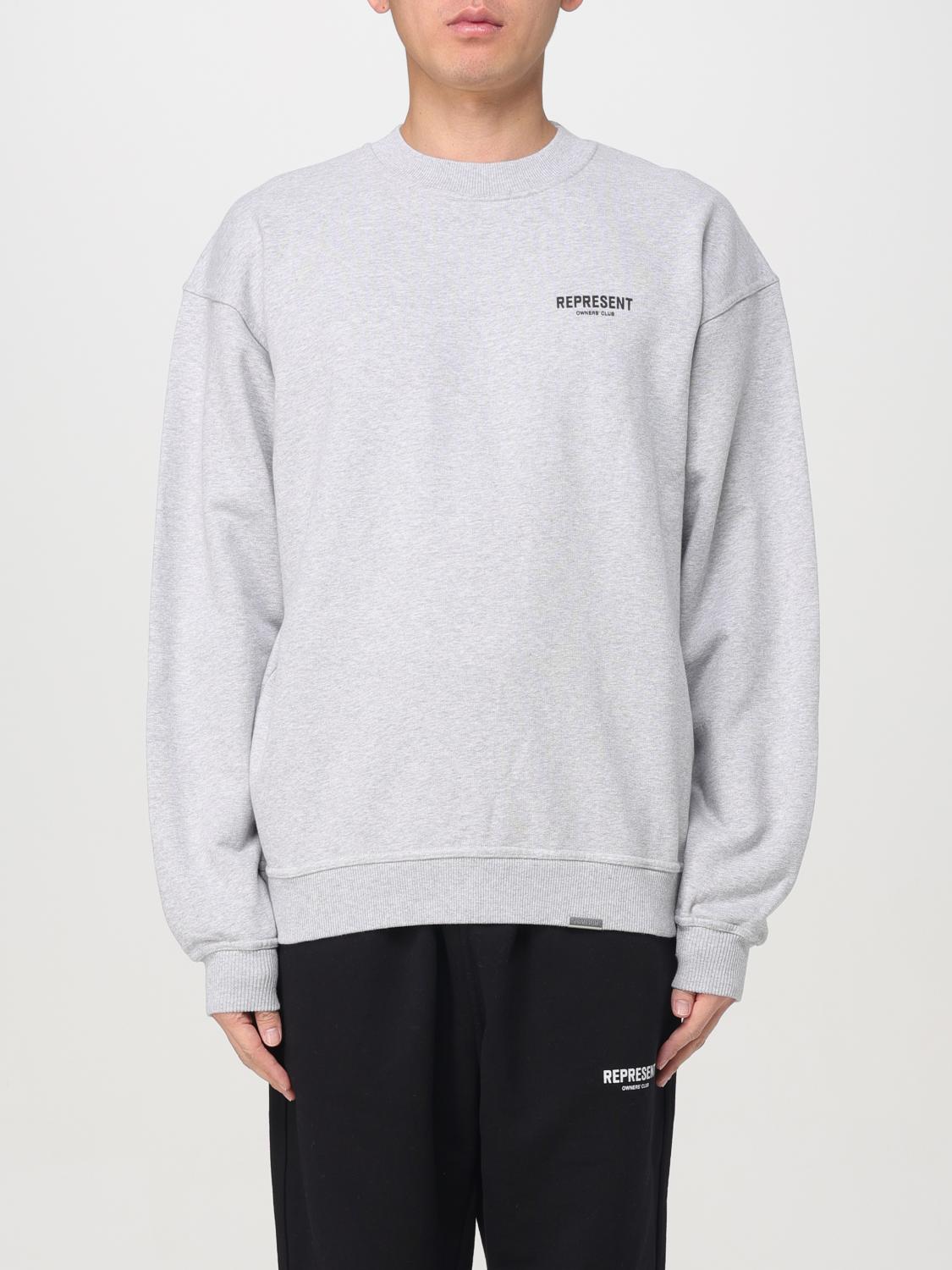 REPRESENT SWEATSHIRT: Sweatshirt men Represent, Grey - Img 1