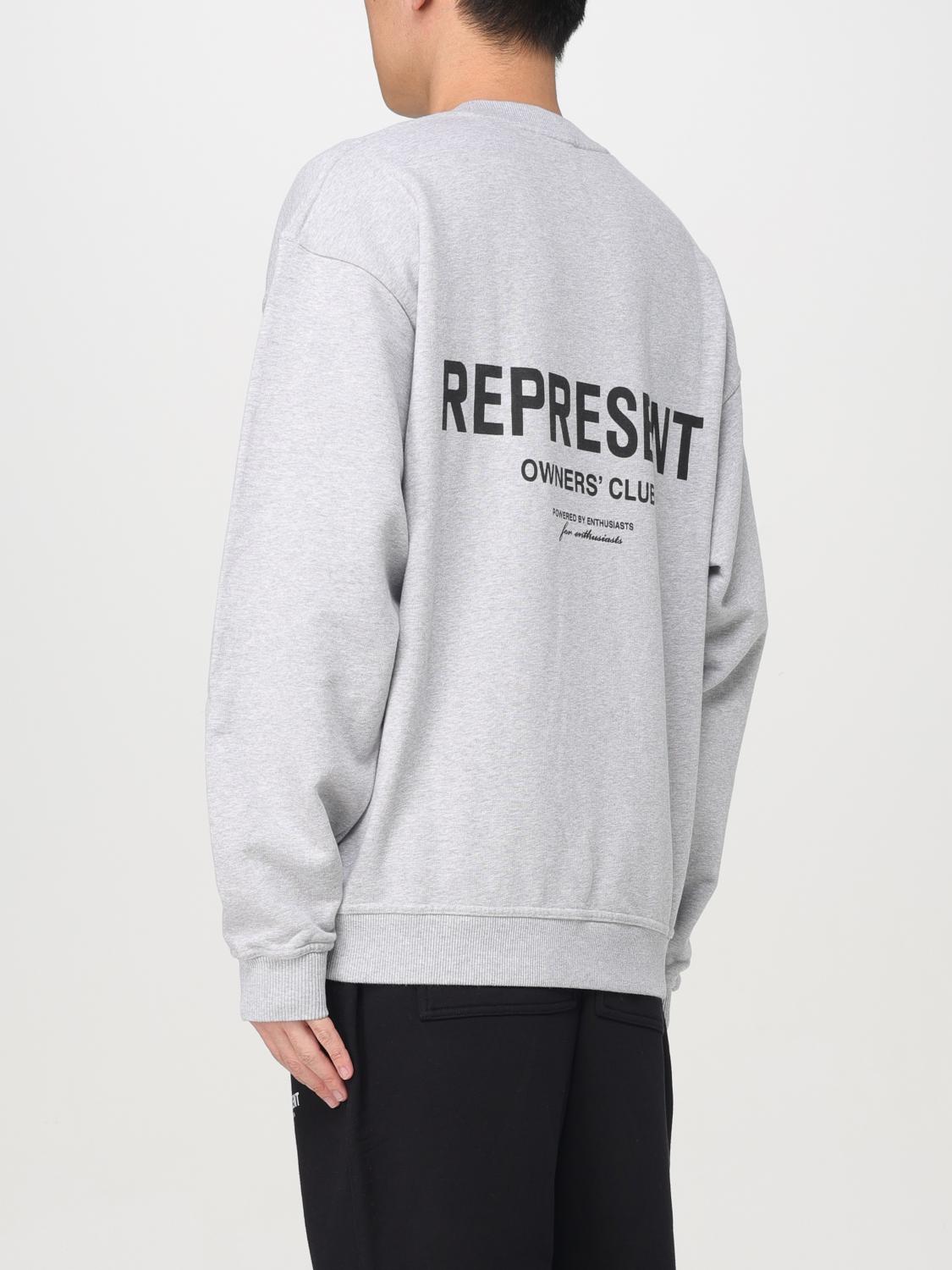 REPRESENT SWEATSHIRT: Sweatshirt men Represent, Grey - Img 2