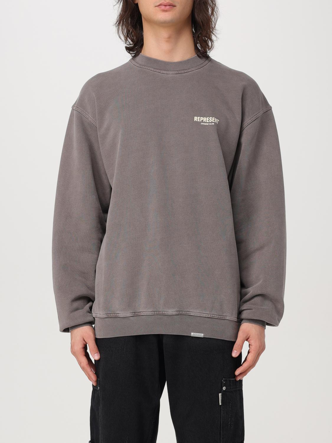 REPRESENT SWEATSHIRT: Sweatshirt men Represent, Brown - Img 1