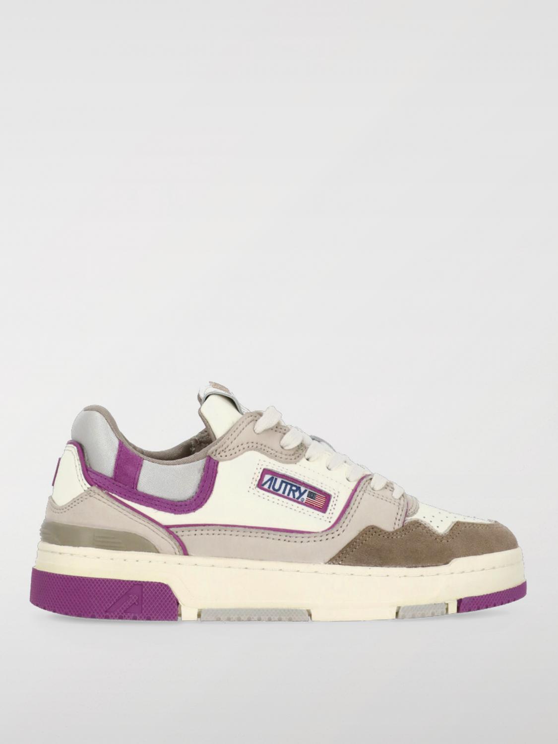 AUTRY SNEAKERS: Sneakers CLC Autry in pelle e mesh , Fuxia - Img 1