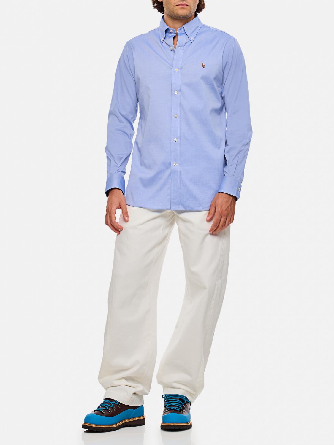 POLO RALPH LAUREN CAMISA: Camisa hombre Polo Ralph Lauren, Azul Claro - Img 2