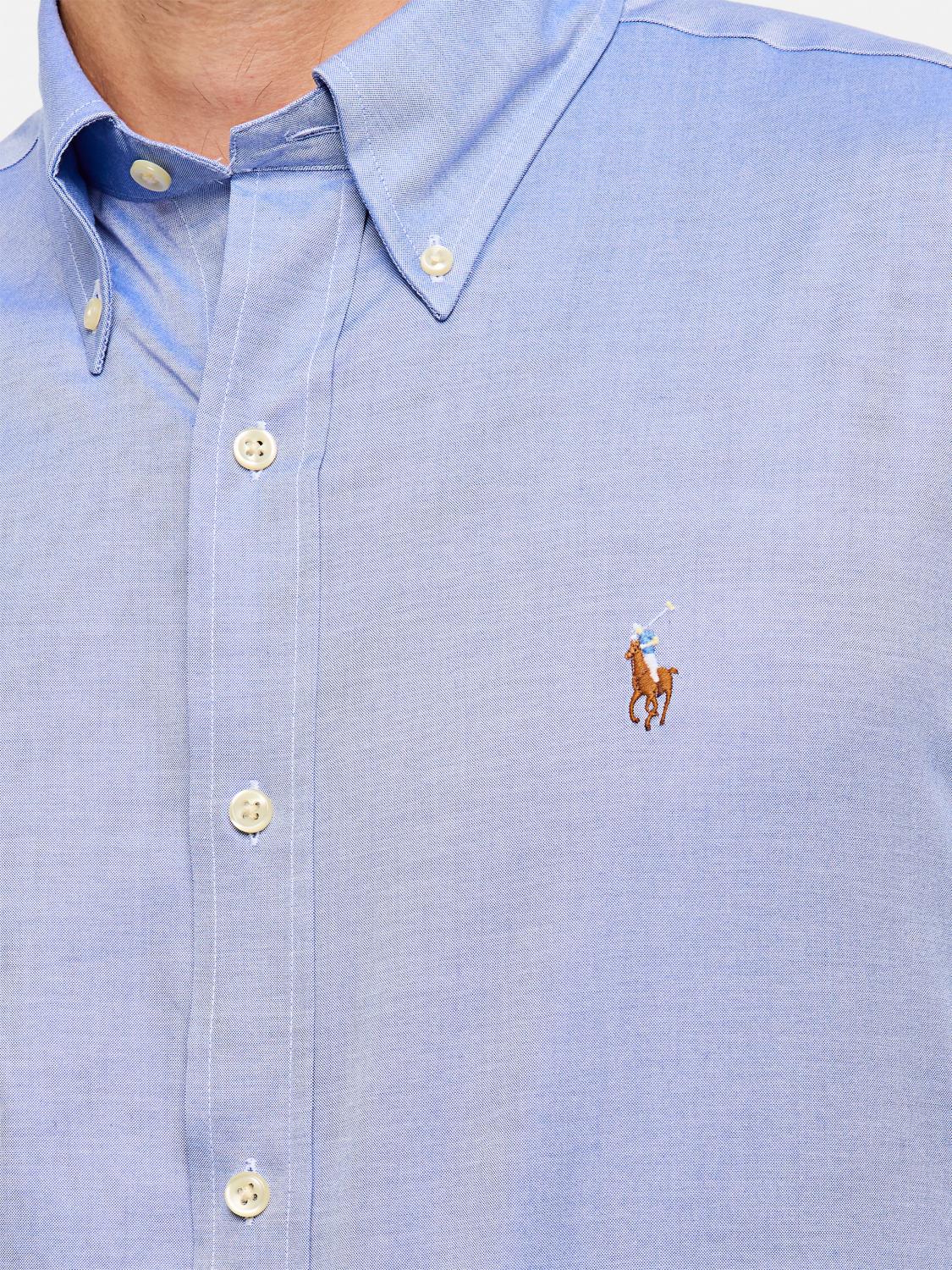 POLO RALPH LAUREN CAMISA: Camisa hombre Polo Ralph Lauren, Azul Claro - Img 4