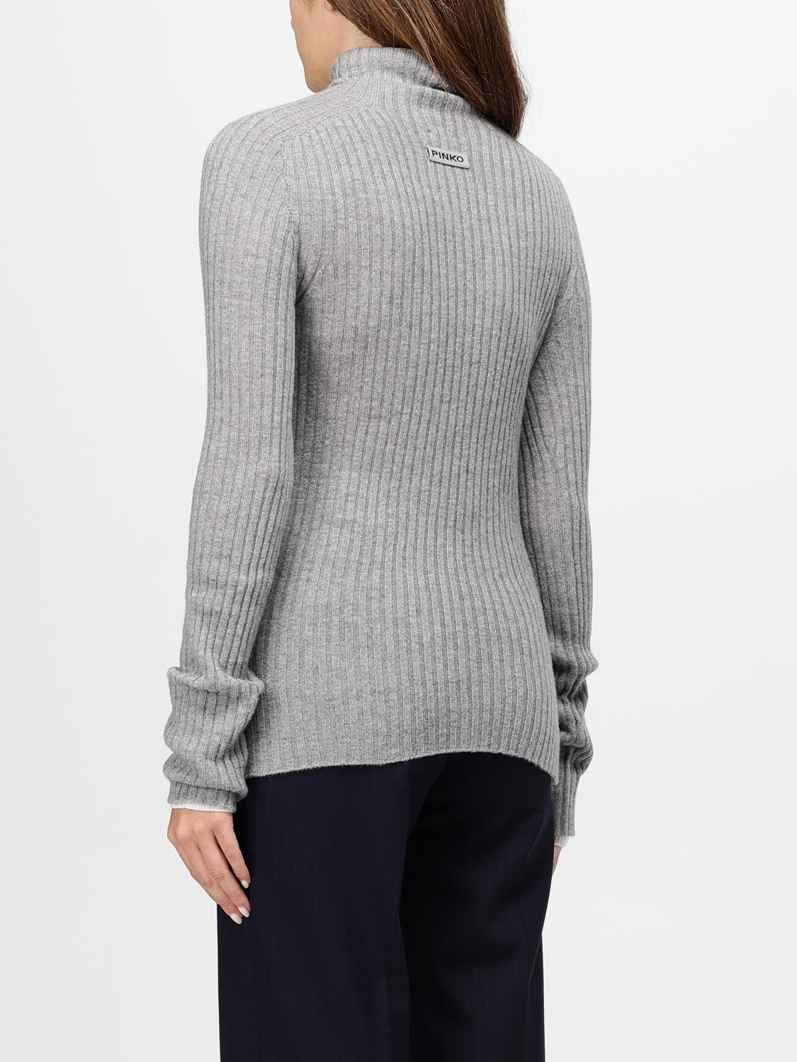 PINKO MAGLIA: Maglia Pinko in lana e cashmere , Grigio - Img 2