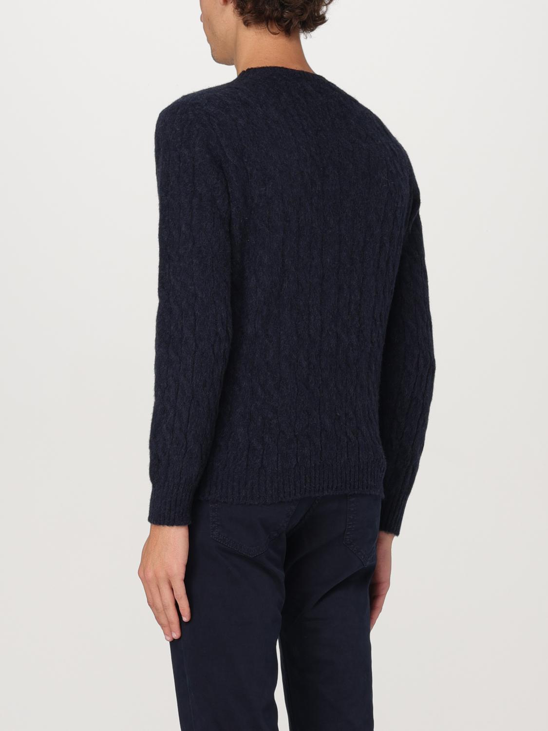 BOGLIOLI SWEATER: Sweater men Boglioli, Blue - Img 2