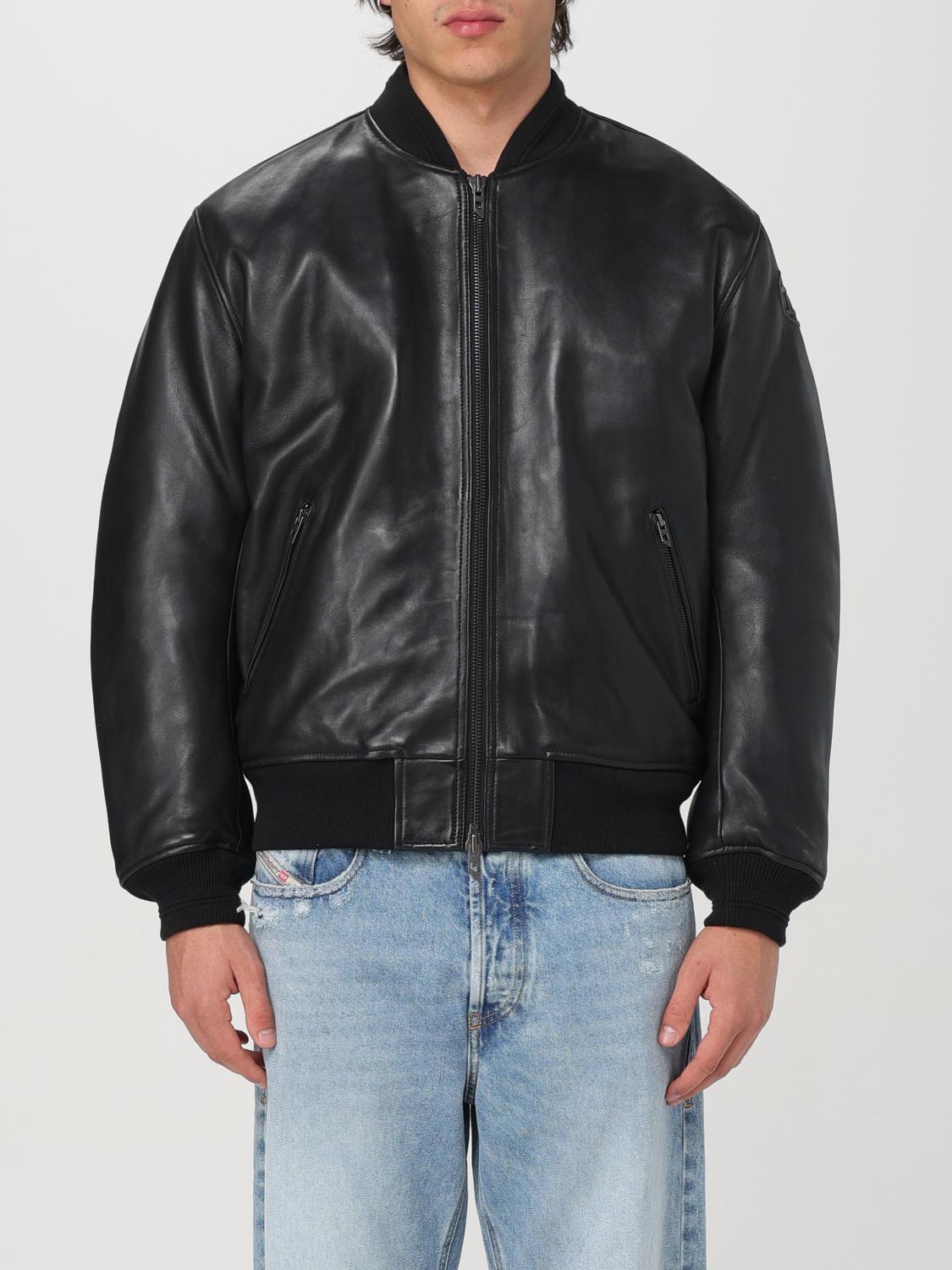 Diesel ジャケット メンズ - ブラック | A144350HJAC | GIGLIO.COM