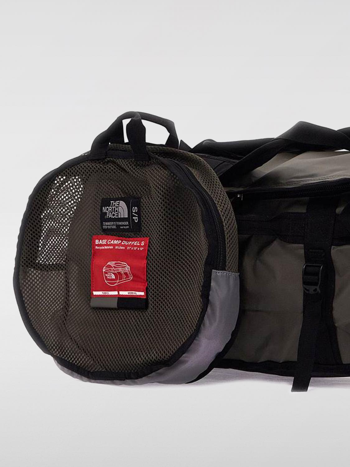 THE NORTH FACE BORSA: Borsa Duffel Base Camp The North Face in nylon riciclato , Oliva - Img 3