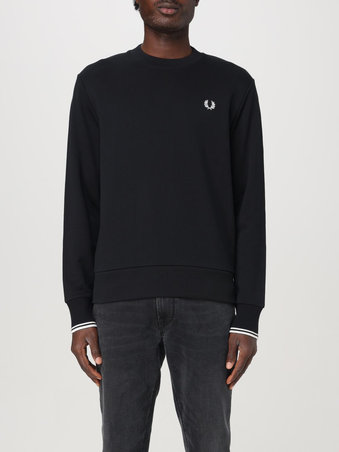 FRED PERRY SWEATSHIRT: Sweatshirt men Fred Perry, Black - Img 1