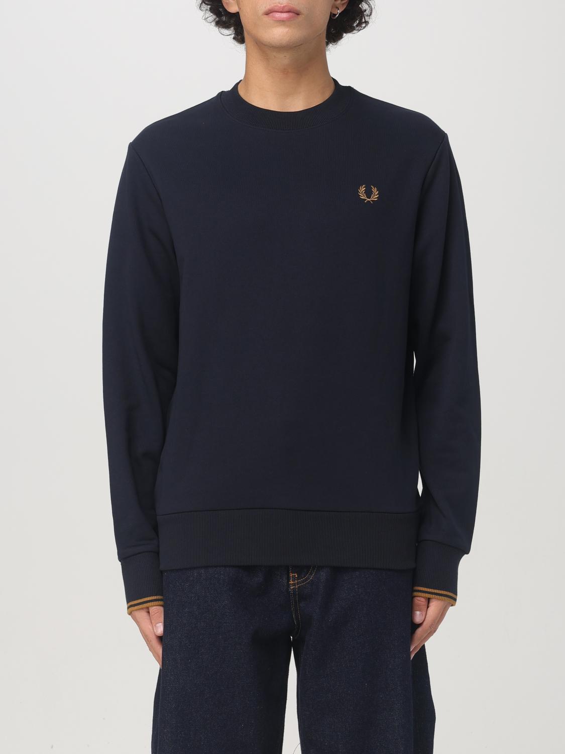 FRED PERRY 스웨트셔츠: 스웨트셔츠 남성 Fred Perry, 블루 - Img 1