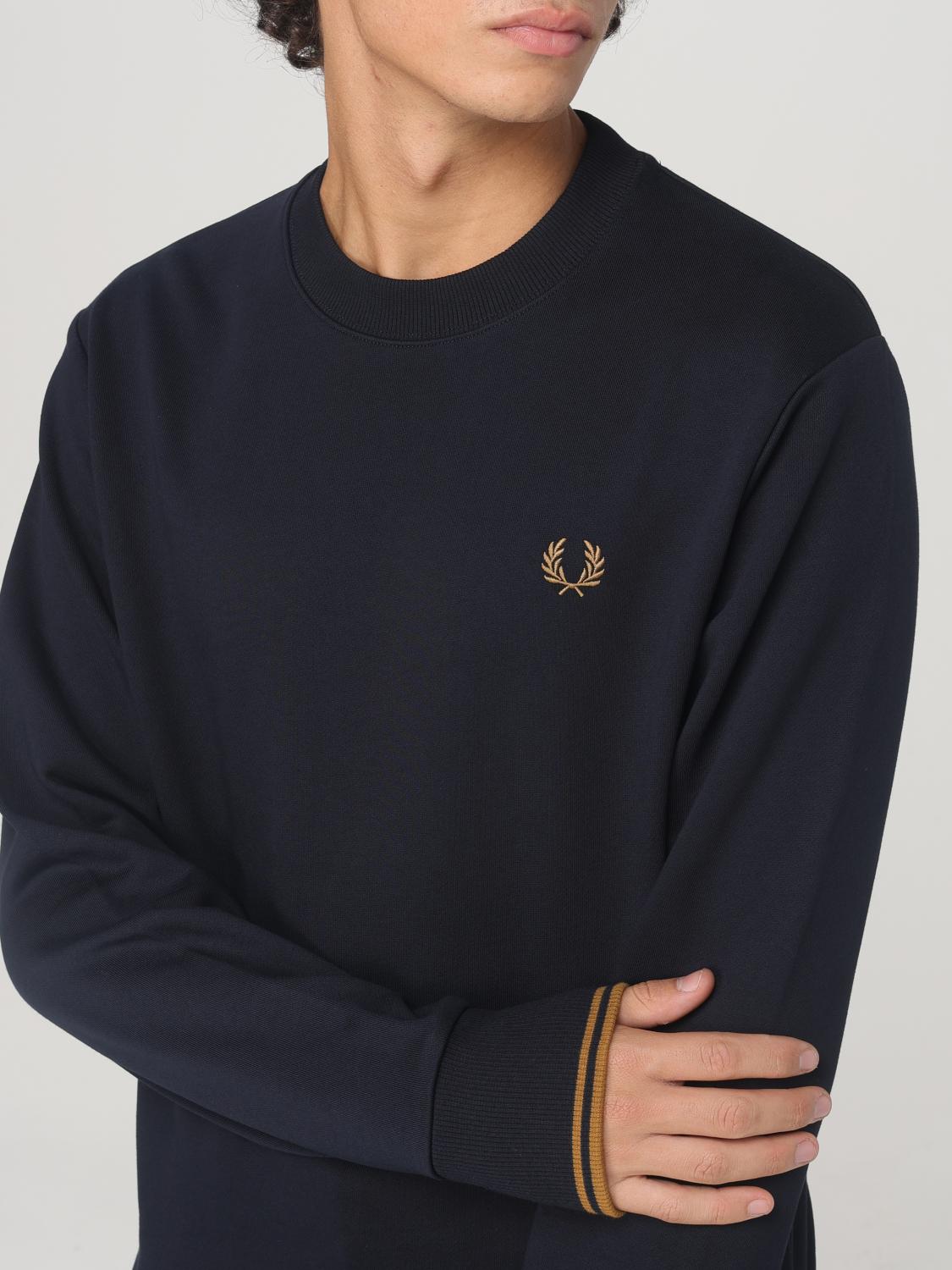 FRED PERRY 스웨트셔츠: 스웨트셔츠 남성 Fred Perry, 블루 - Img 3