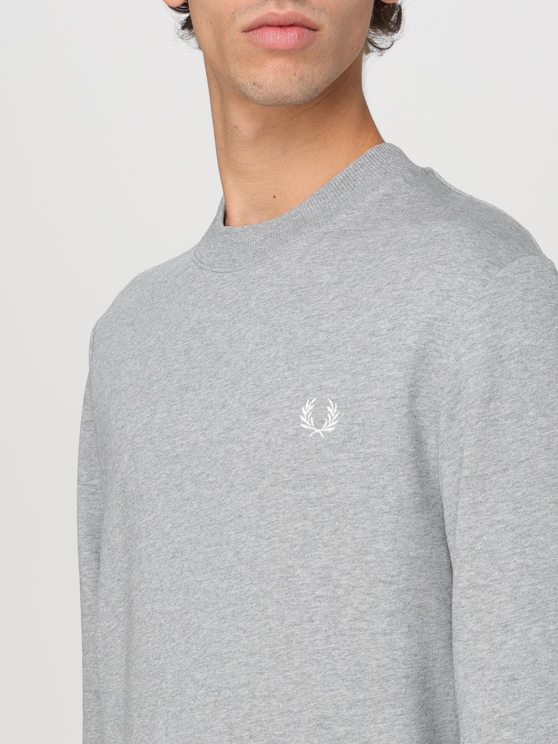 FRED PERRY SWEATSHIRT: Sweatshirt men Fred Perry, Grey - Img 3