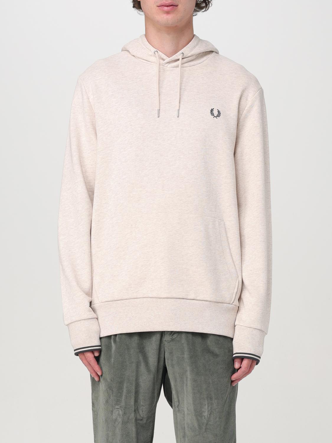 FRED PERRY SWEATSHIRT: Sweatshirt men Fred Perry, Beige - Img 1