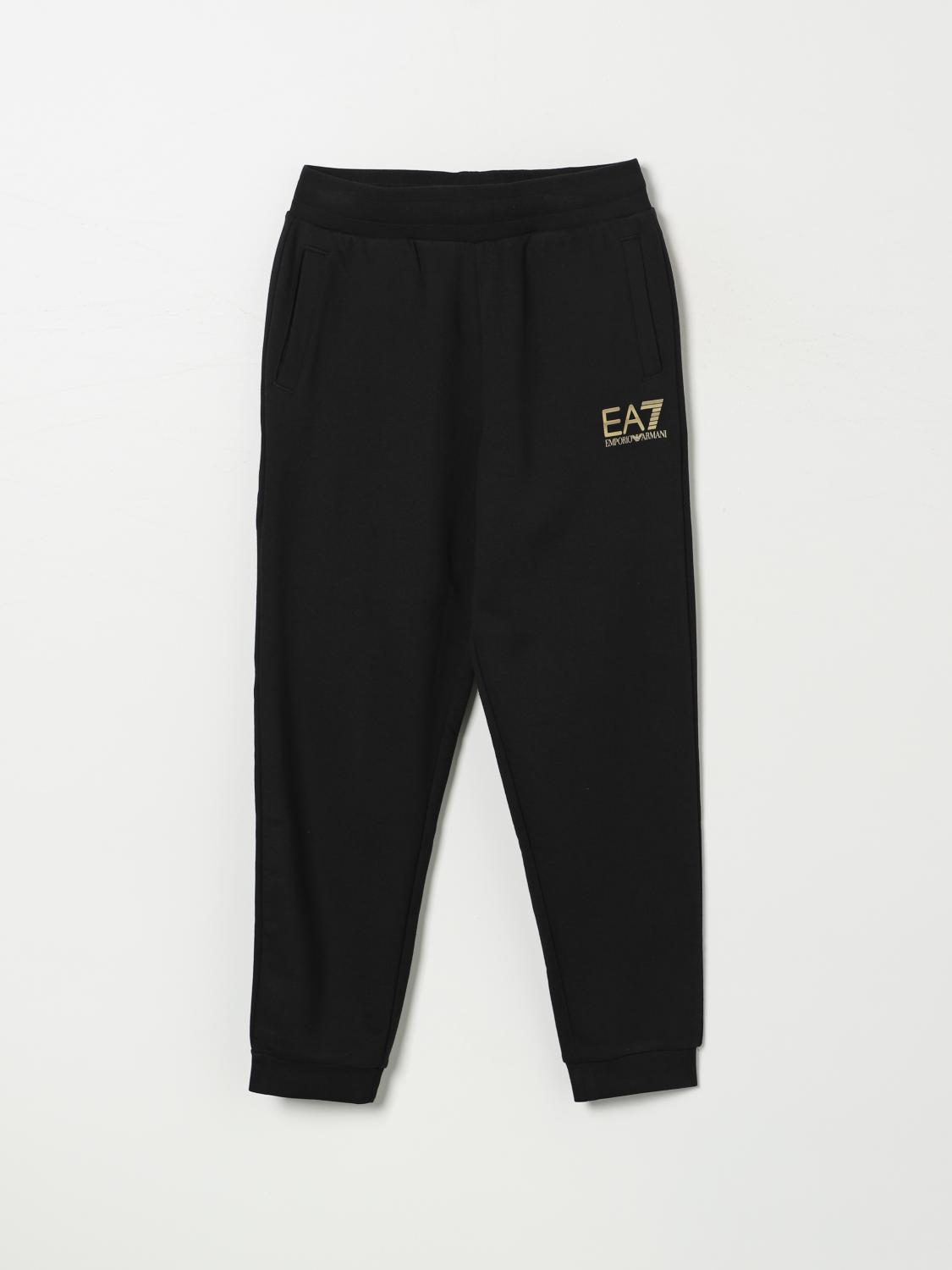 EA7 PANTS: Pants kids Ea7, Black 1 - Img 1