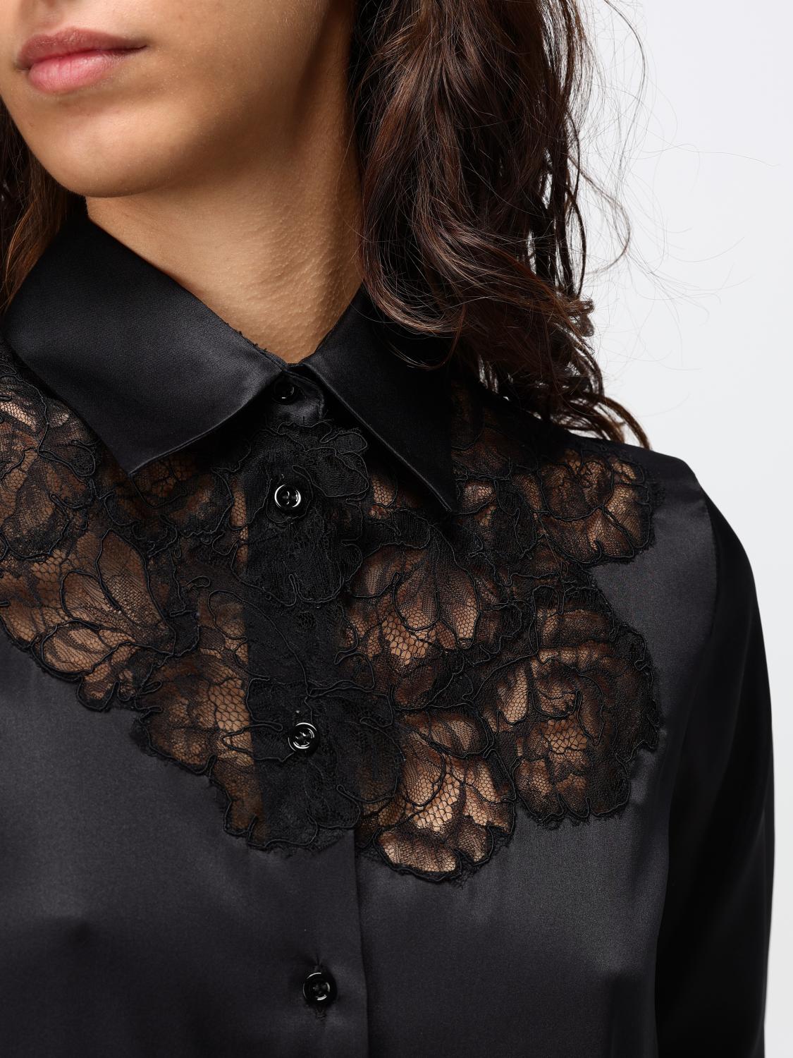 Ermanno Scervino Shirt woman - Black | D454K605TBW | GIGLIO.COM