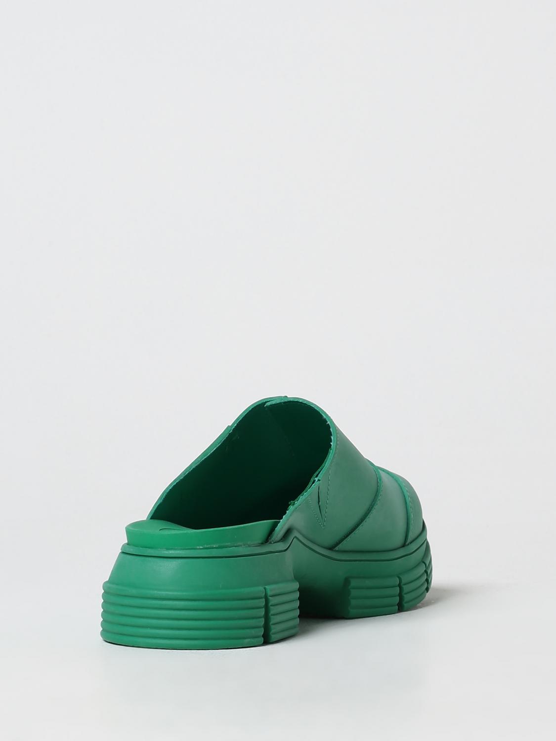 GANNI FLAT SHOES: Shoes woman Ganni, Green - Img 3