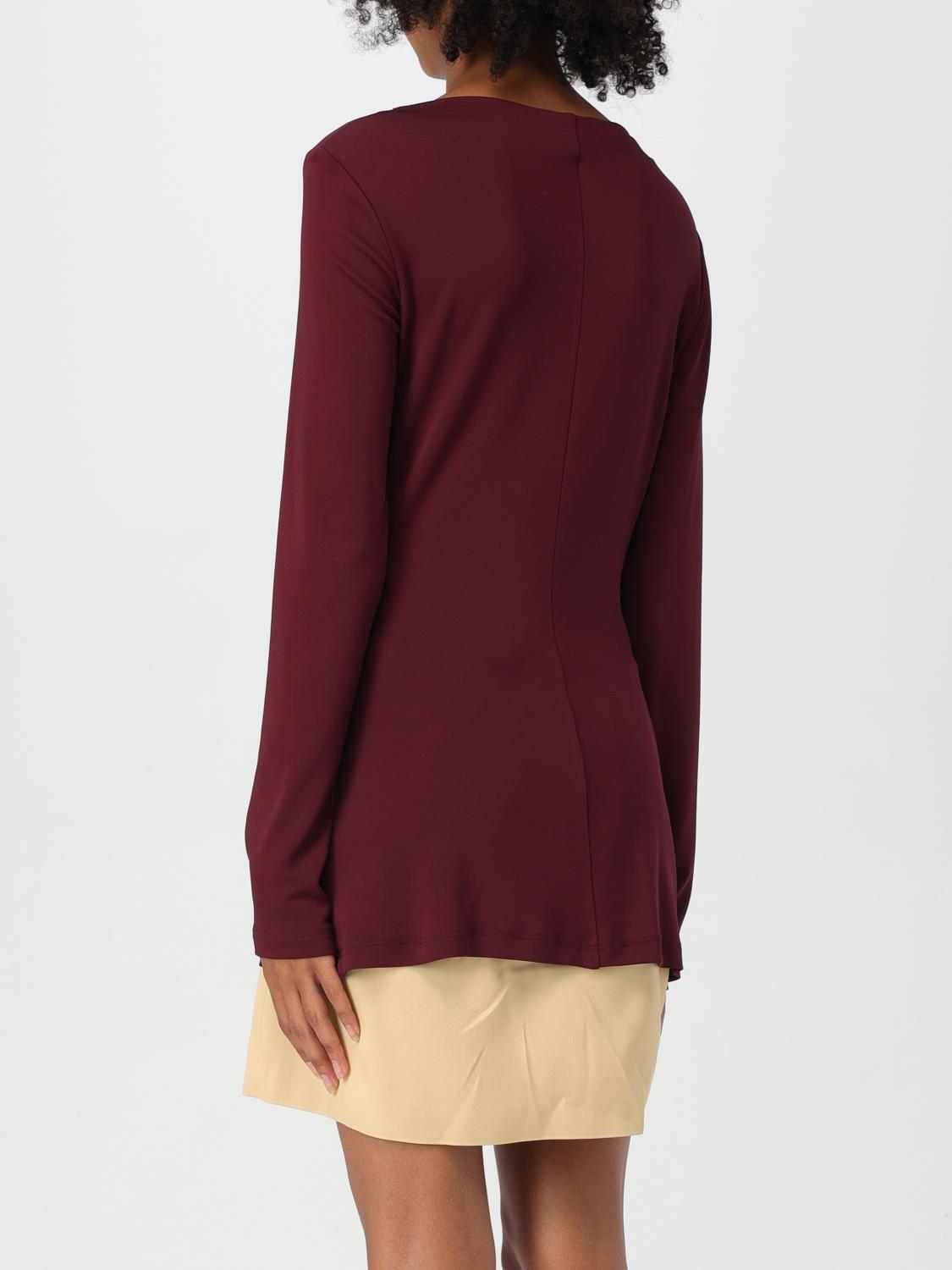 ELISABETTA FRANCHI TOP: Sweater woman Elisabetta Franchi, Burgundy - Img 2