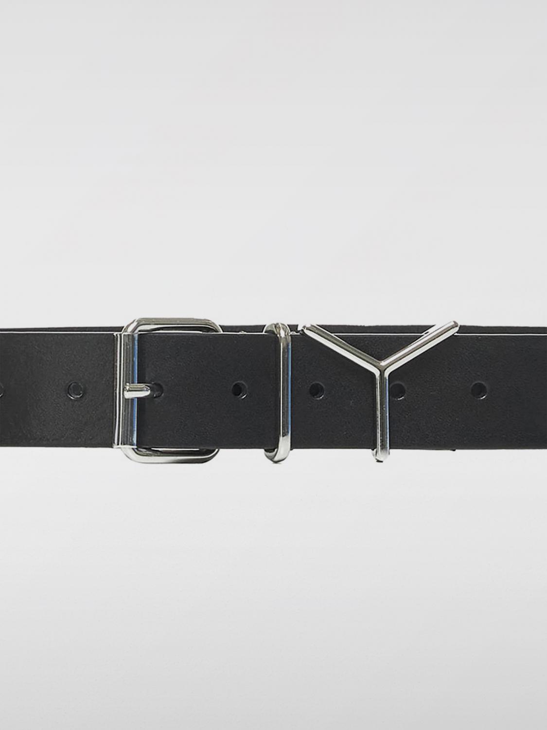 Y/PROJECT Yプラークバックルベルト 621BE007 EBONY Y/Project belt Y BELT 35 MM PRM EU