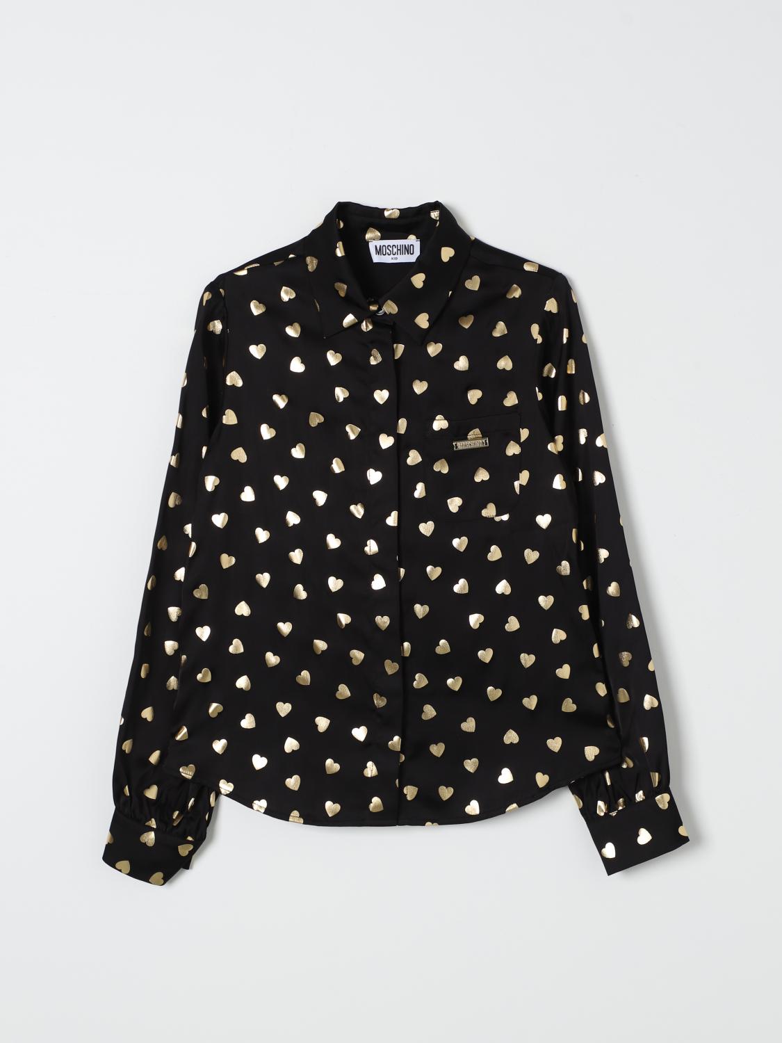 MOSCHINO SHIRT: Shirt kids Moschino, Black - Img 1