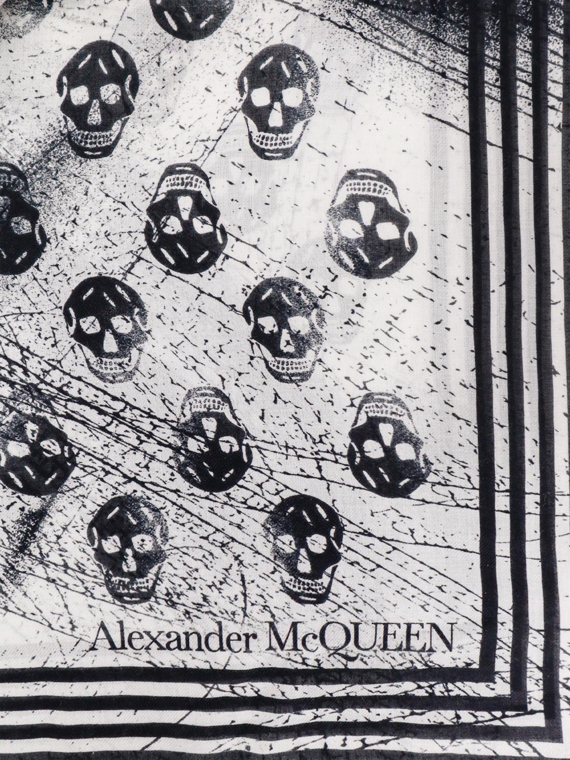 ALEXANDER MCQUEEN 丝巾: 围巾 男士 Alexander McQueen, 印花/多色 - Img 2