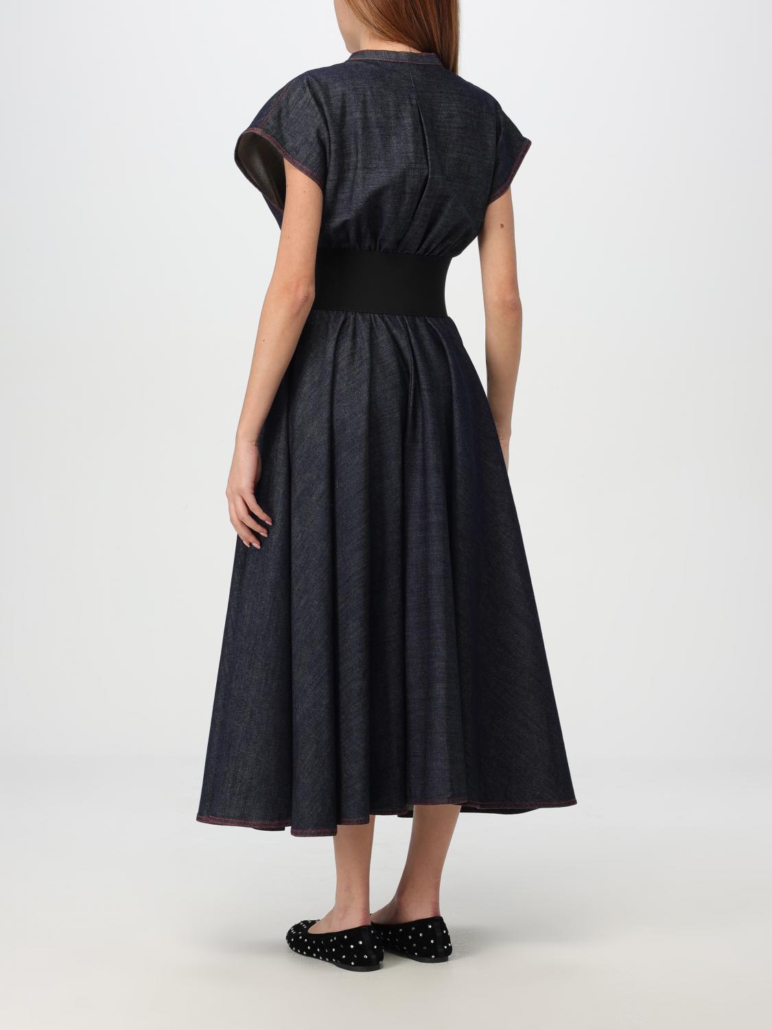 Alaa Dress woman - Blue | AA9R10146T664 | GIGLIO.COM