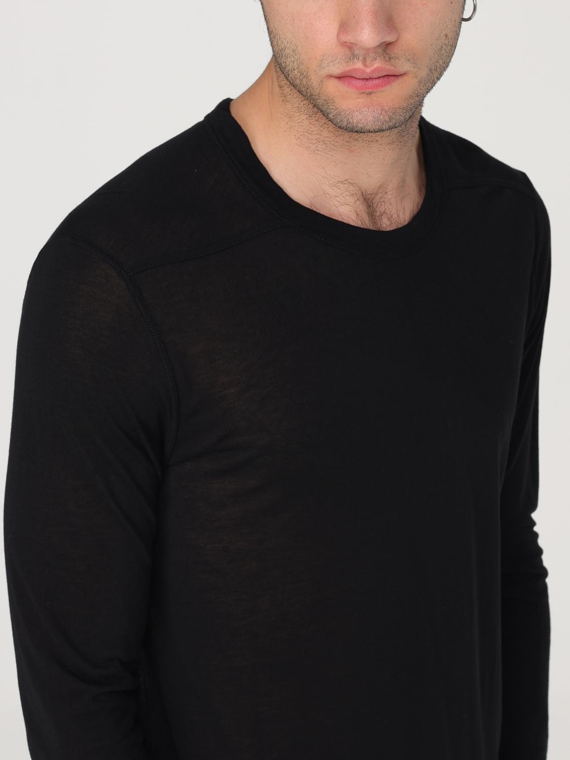 RICK OWENS SWEATER: Rick Owens viscose and silk sweater, Black - Img 5