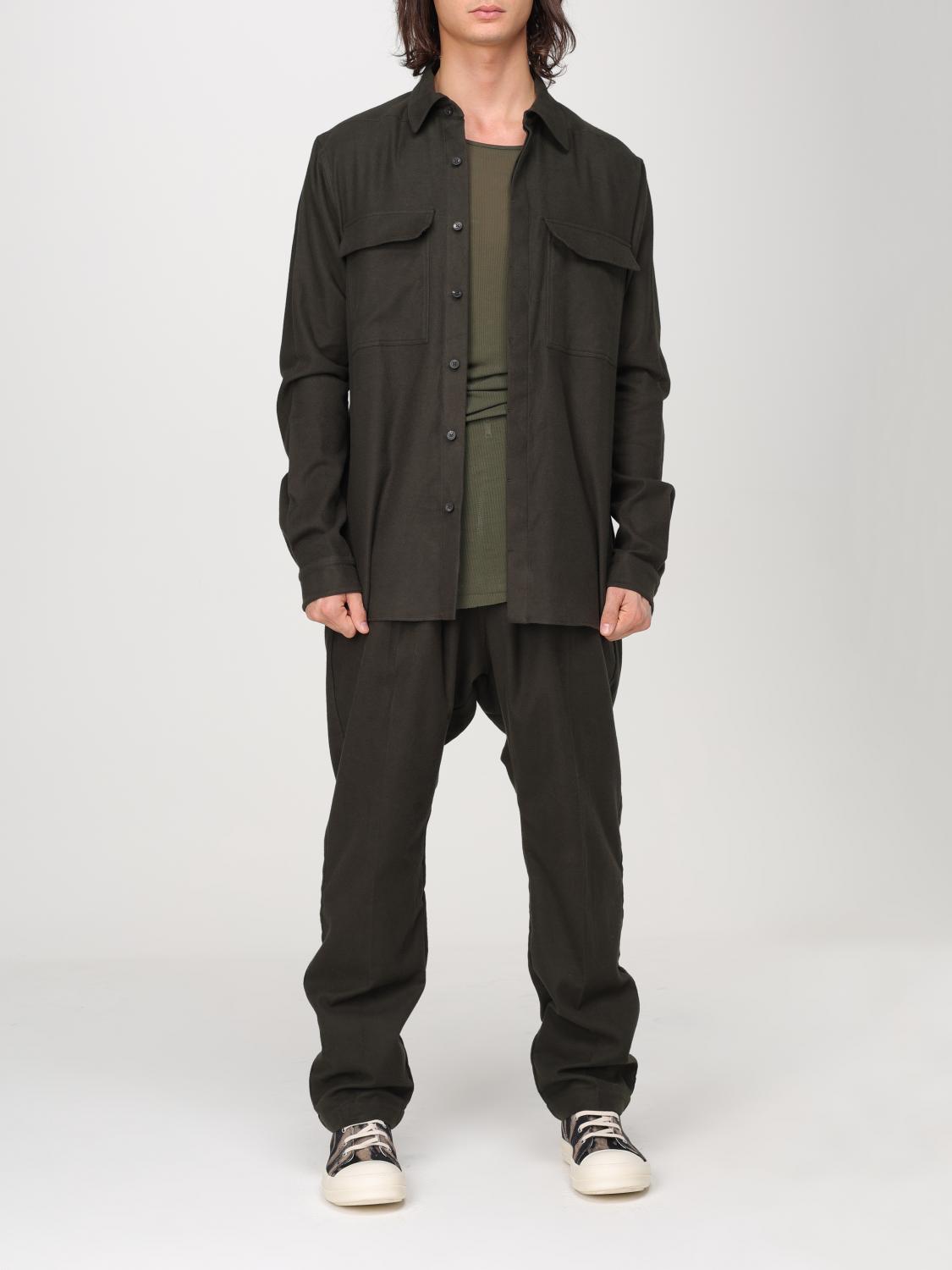 RICK OWENS SHIRT: Shirt men Rick Owens, Green - Img 2