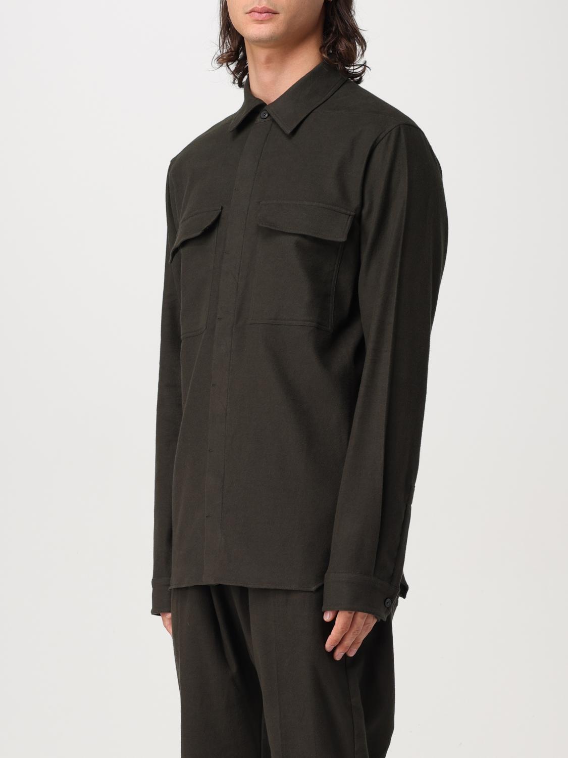 RICK OWENS SHIRT: Shirt men Rick Owens, Green - Img 4