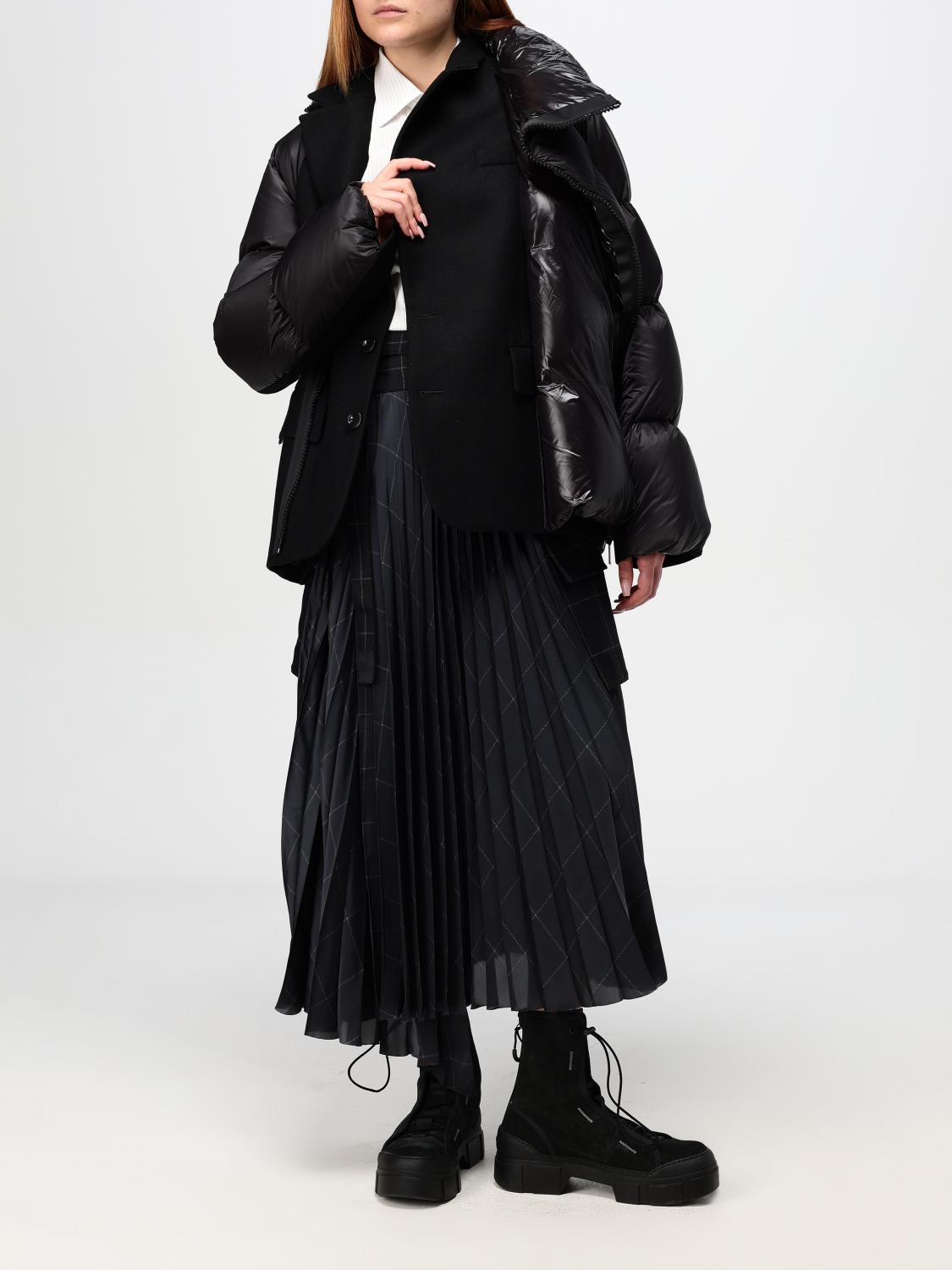 SACAI CHAQUETA: Chaqueta mujer Sacai, Negro - Img 2