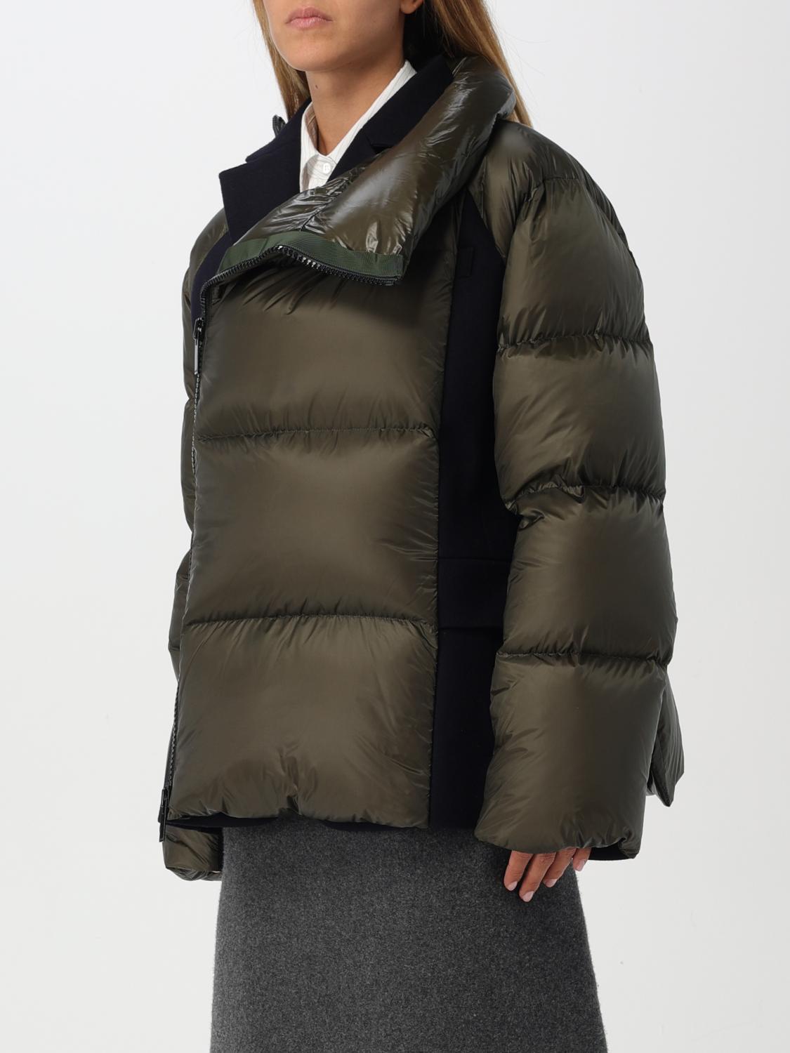 SACAI CHAQUETA: Chaqueta mujer Sacai, Kaki - Img 3