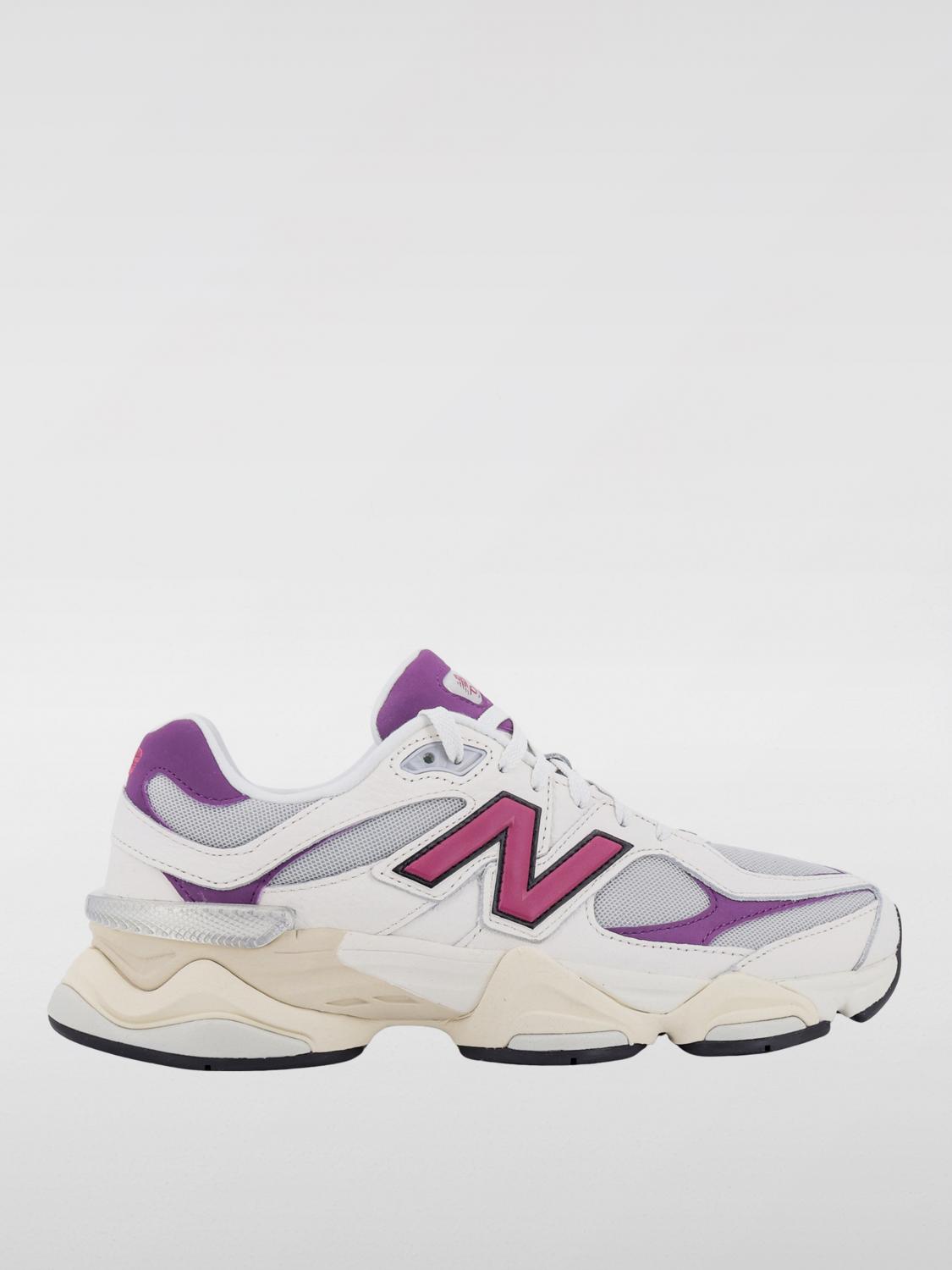 NEW BALANCE SNEAKERS: Sneakers 9060 New Balance in pelle e mesh , Viola - Img 1