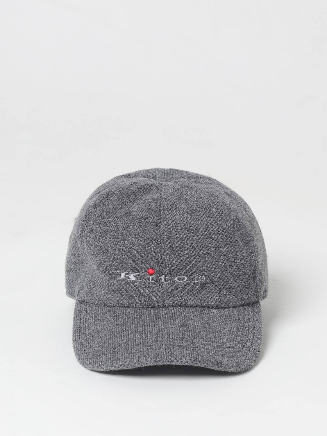 Kiton グレー ウールキャップ Kiton グレー ウールキャップ Kiton グレー ウールキャップ