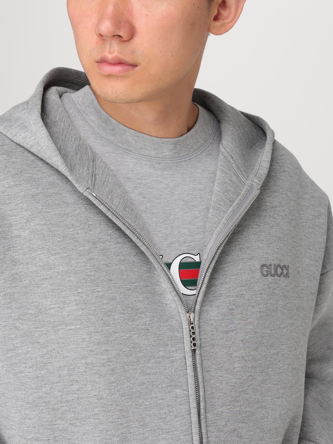 Gucci Sweatshirt men - Grey | 794337XJGTW | GIGLIO.COM