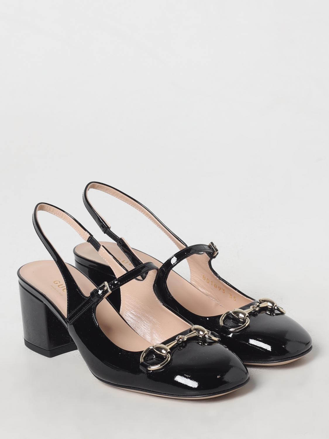 GUCCI HIGH HEEL SHOES: High heel shoes woman Gucci, Black - Img 2