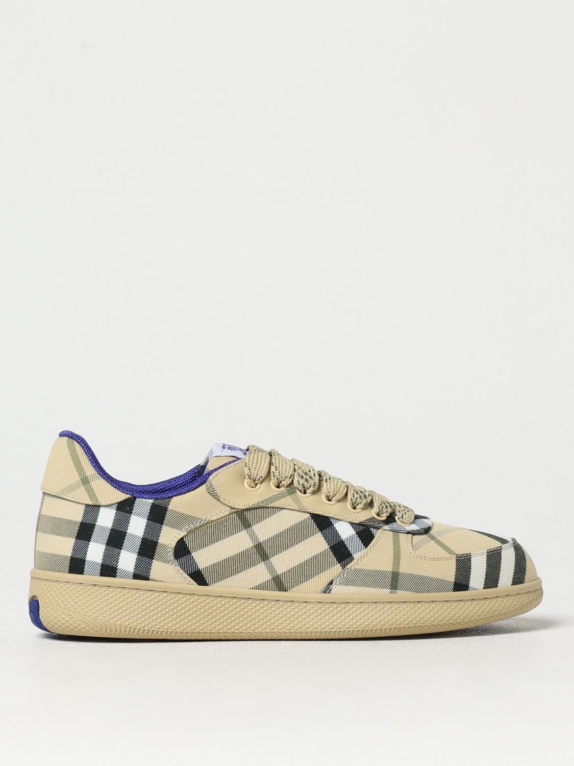 BURBERRY SNEAKERS: Sneakers men Burberry, Beige - Img 1