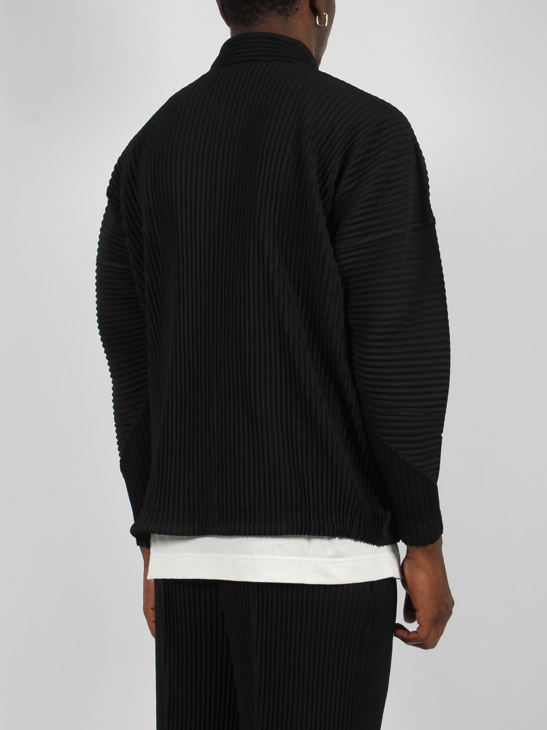 HOMME PLISSE' ISSEY MIYAKE: men's shirt - Black | Homme Plisse