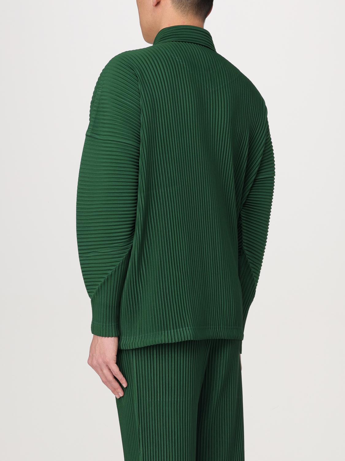 HOMME PLISSE' ISSEY MIYAKE: men's shirt - Green | Homme