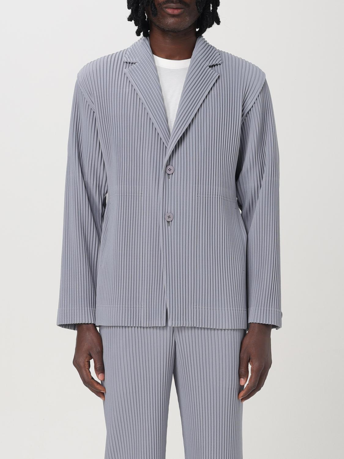 HOMME PLISSE' ISSEY MIYAKE AMERICANA: Americana hombre Homme Plisse' Issey Miyake, Gris - Img 1