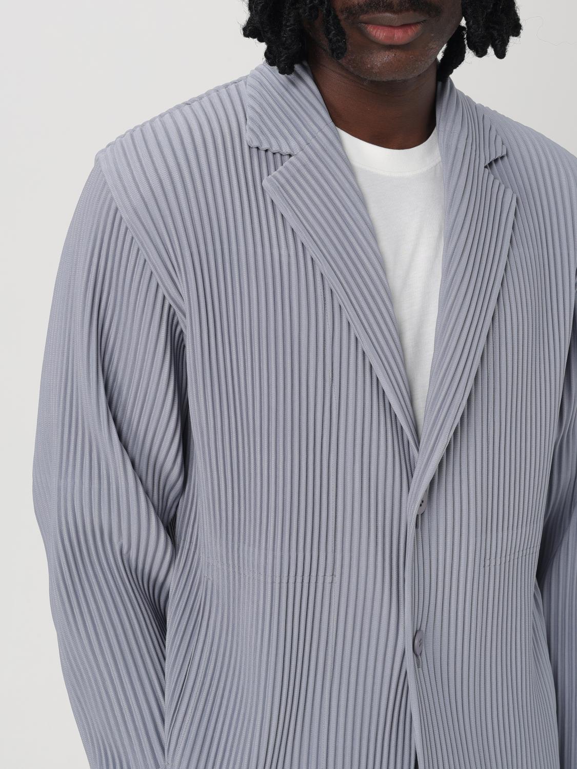 HOMME PLISSE' ISSEY MIYAKE AMERICANA: Americana hombre Homme Plisse' Issey Miyake, Gris - Img 5