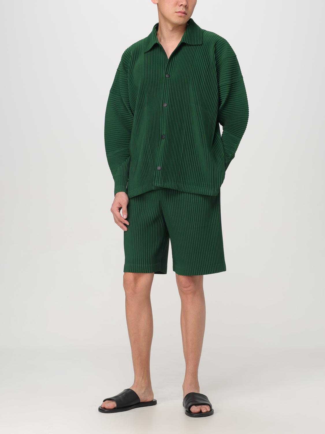 HOMME PLISSE' ISSEY MIYAKE SHORT: Pants men Homme Plisse' Issey Miyake, Green - Img 2