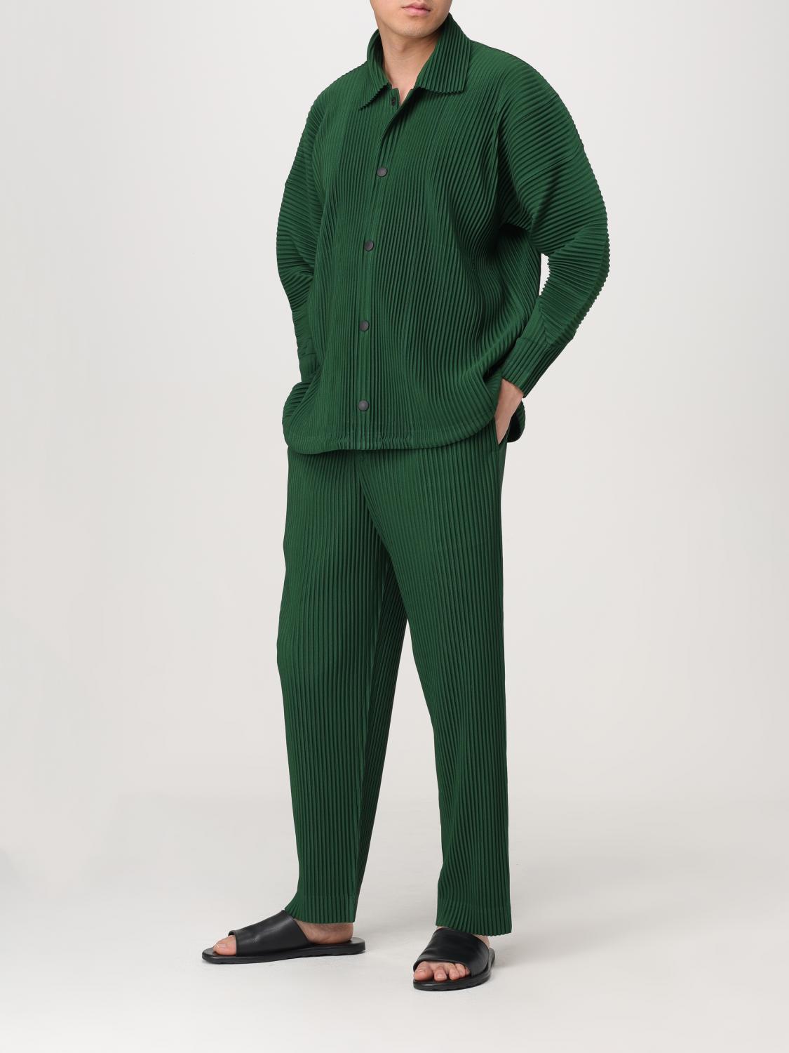 HOMME PLISSE' ISSEY MIYAKE PANTS: Pants men Homme Plisse' Issey Miyake, Green - Img 2