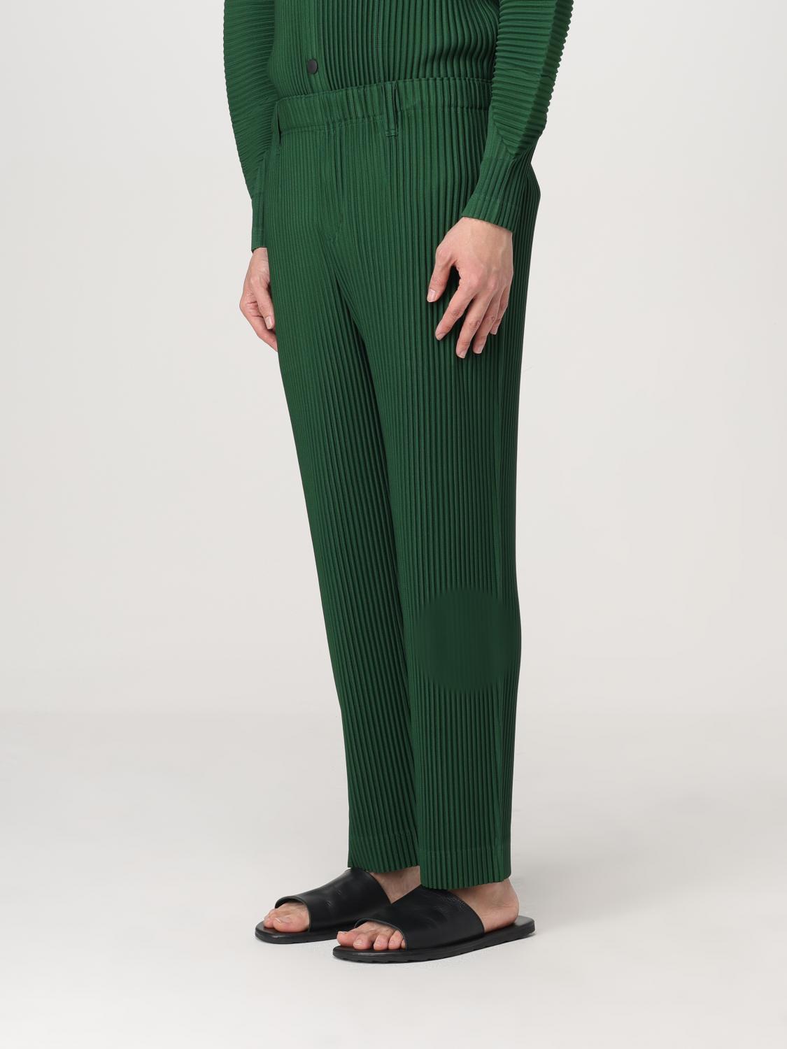 HOMME PLISSE' ISSEY MIYAKE PANTS: Pants men Homme Plisse' Issey Miyake, Green - Img 4