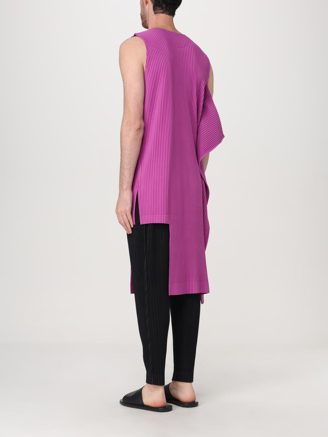 HOMME PLISSE' ISSEY MIYAKE TANK TOP: T-shirt men Homme Plisse' Issey Miyake, Violet - Img 3