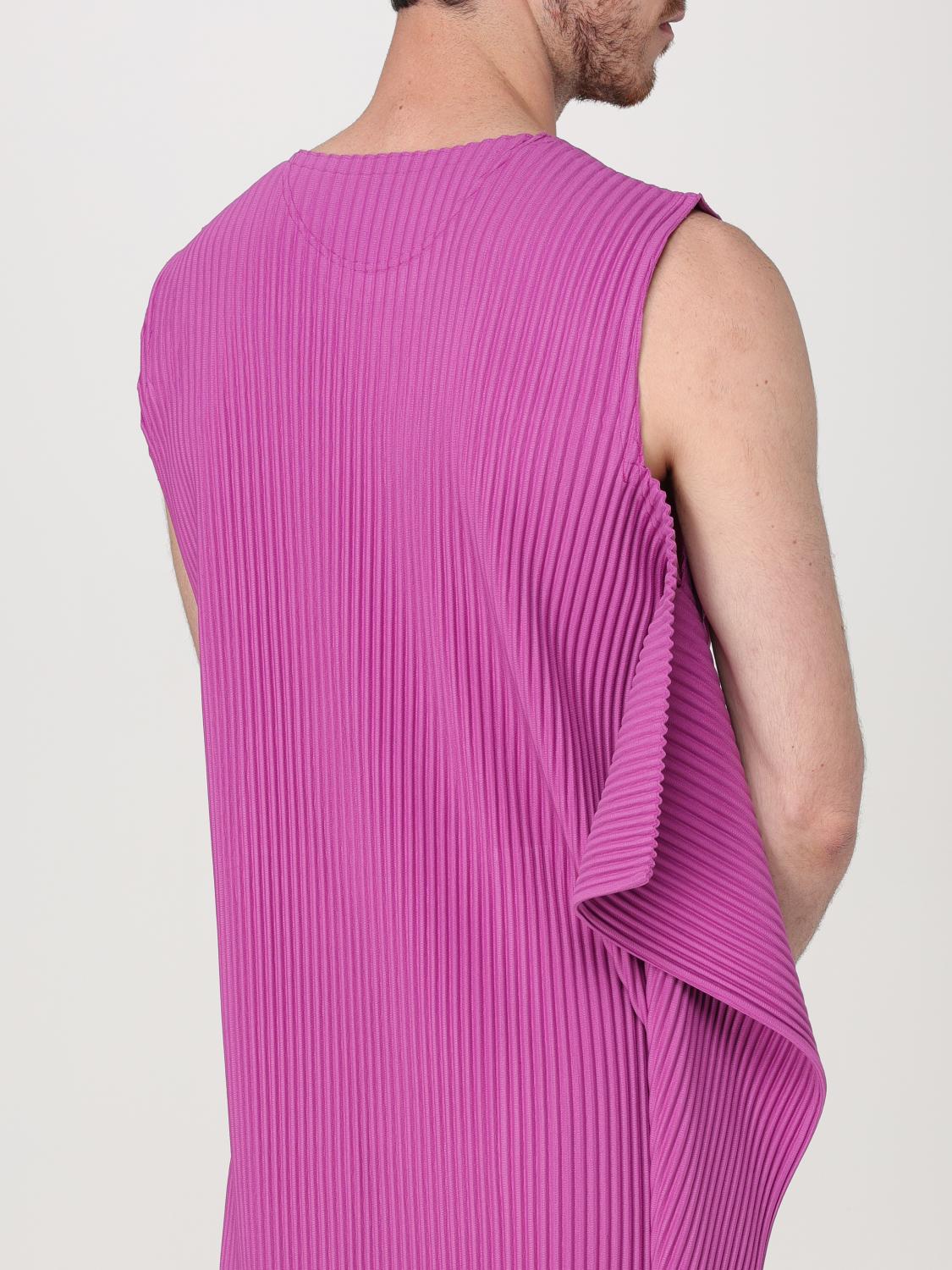 HOMME PLISSE' ISSEY MIYAKE TANK TOP: T-shirt men Homme Plisse' Issey Miyake, Violet - Img 5