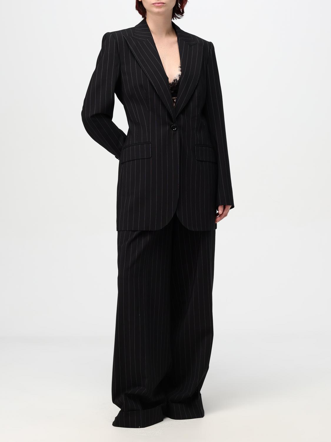 DOLCE & GABBANA BLAZER: Blazer woman Dolce & Gabbana, Striped - Img 2