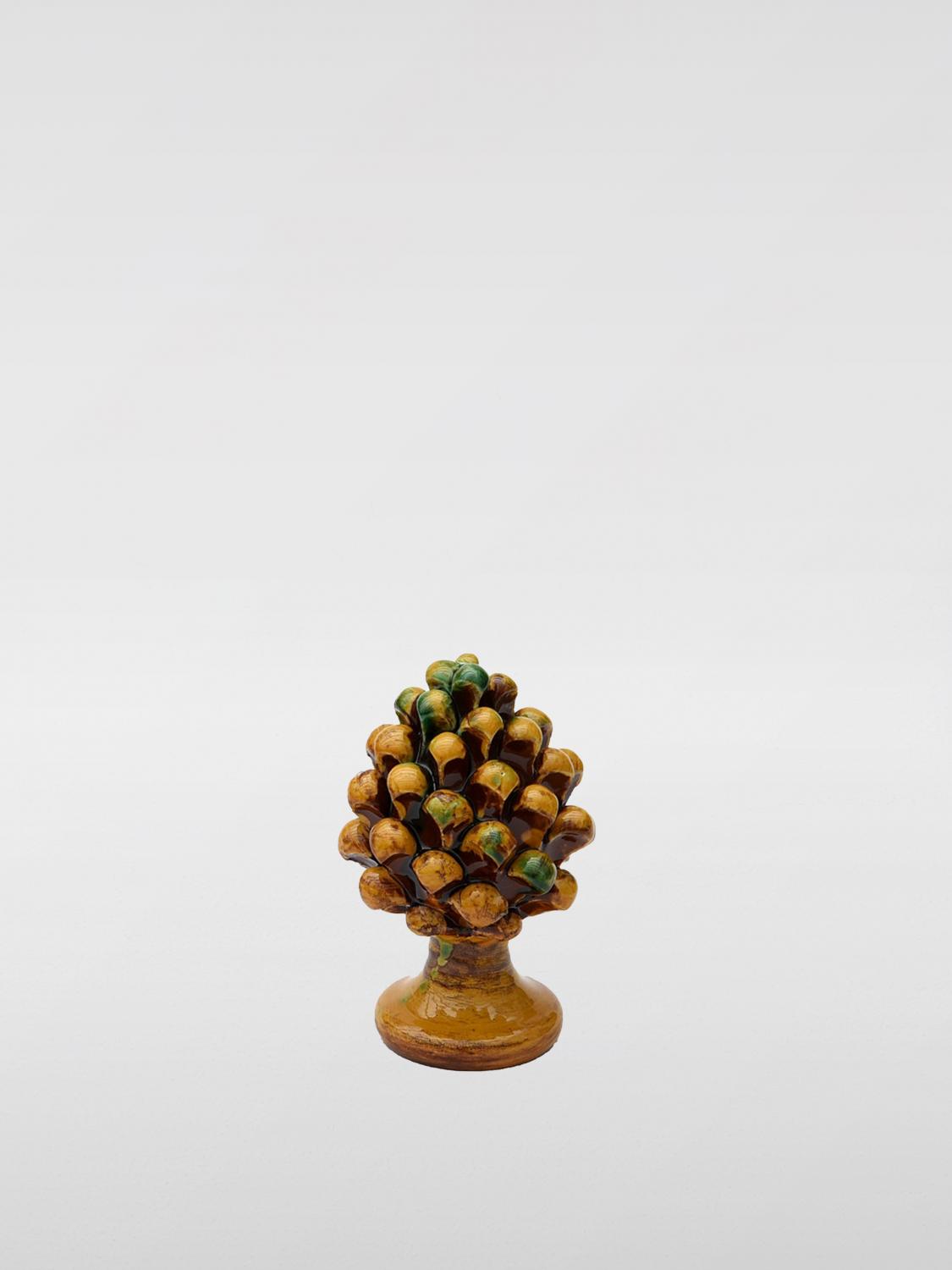 BARTES ACCESSORI DECORATIVI: Pigna Ingobbio Bartes in ceramica , Miele - Img 1
